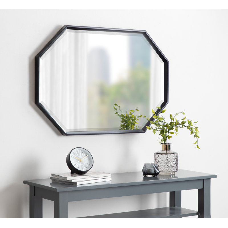 Brayden Studio Gatsby Elongated Octagon Modern & Contemporary Beveled Accent Mirror & Reviews